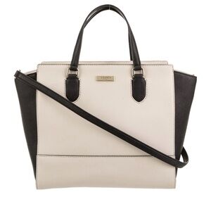 Kate Spade Cream and Black Satchel *Crossbody Strap Not Included*